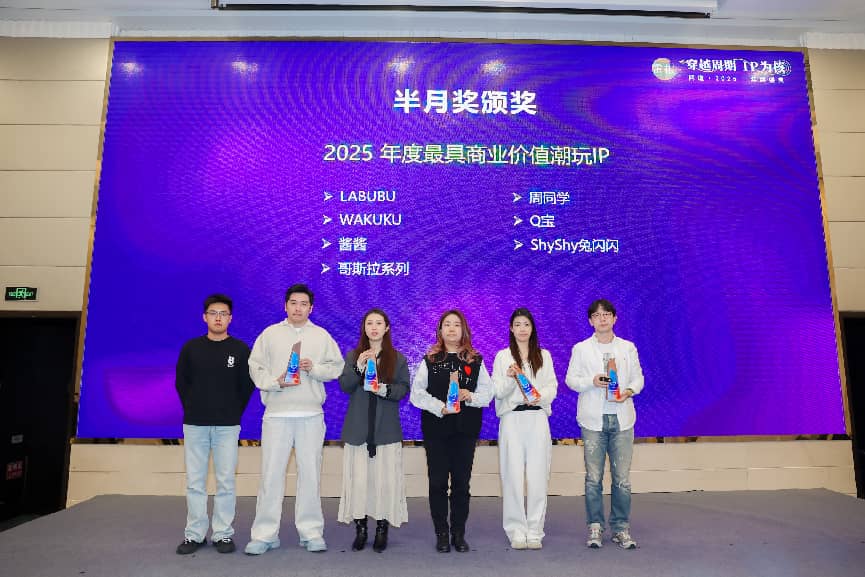 WAKUKU获评2025年度最具商业价值潮玩IP(图1)