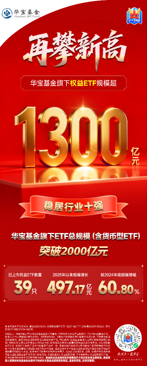 涌入60%！ “A股行业ETF王牌”规模突破1300亿元，