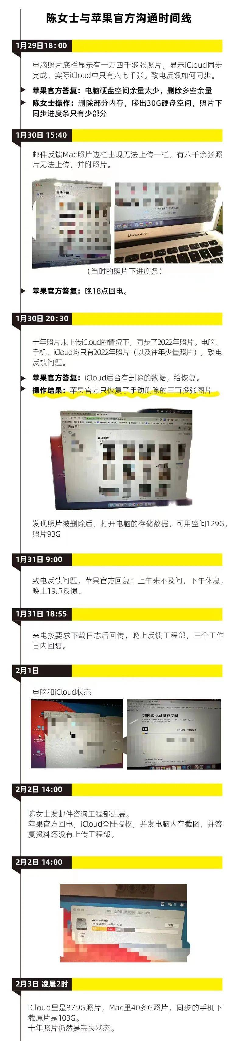 澳门娱乐网址常规操作下苹果设备内10年照片消失用户多次维权无果(图3)