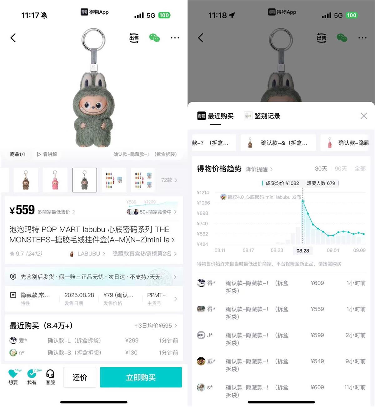 LABUBU二手市场价格崩盘，泡泡玛特股价一度下跌8.85%，黄牛：根本没人接盘_中国经济网——国家经济门户